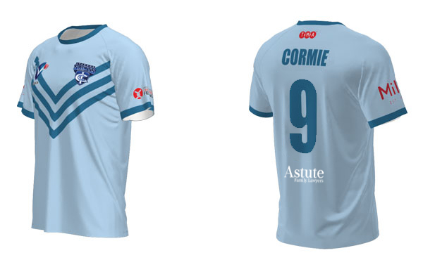 Seniors Blue Short Sleeve Training Tee