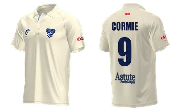 Seniors Cream Short Sleeve Playing Shirt