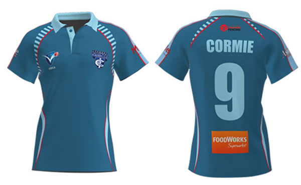 Juniors Blue Short Sleeve Playing Shirt