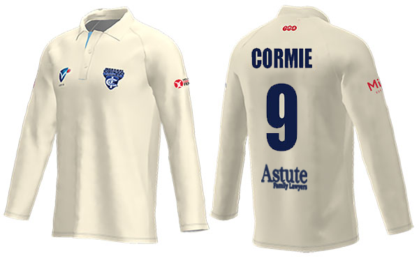 Seniors Cream Long Sleeve Playing Shirt